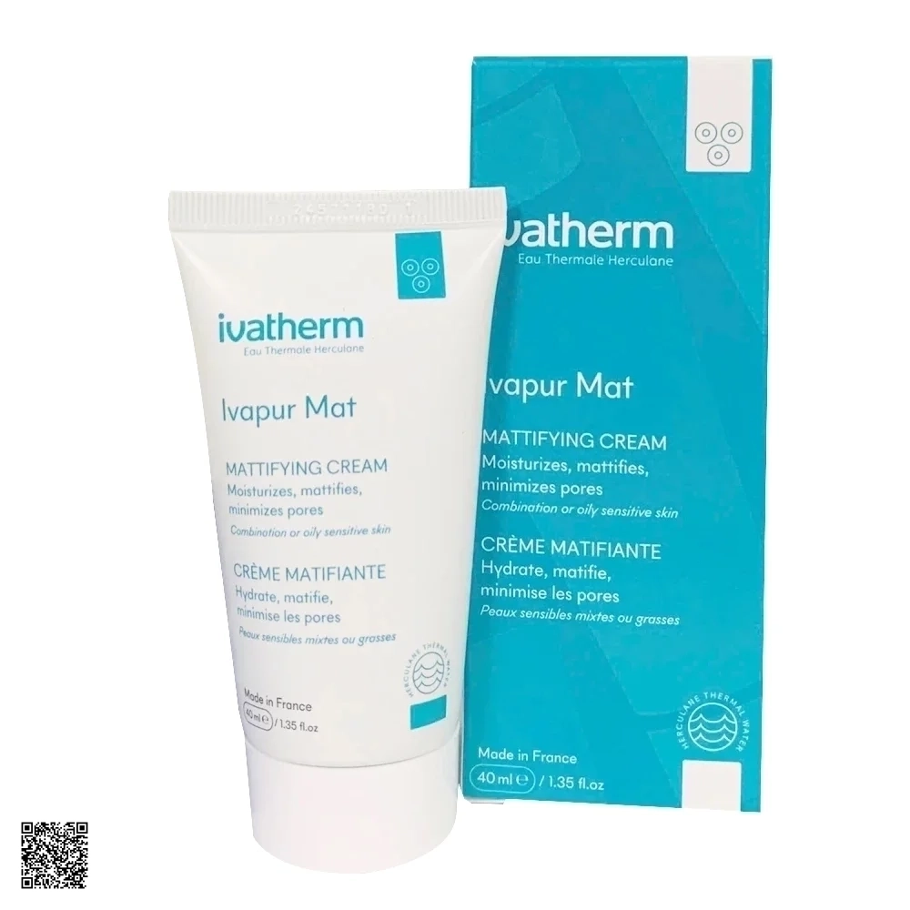 Ivatherm Ivapur Mat Mattifying Cream - Kem Dưỡng Kiềm Dầu
