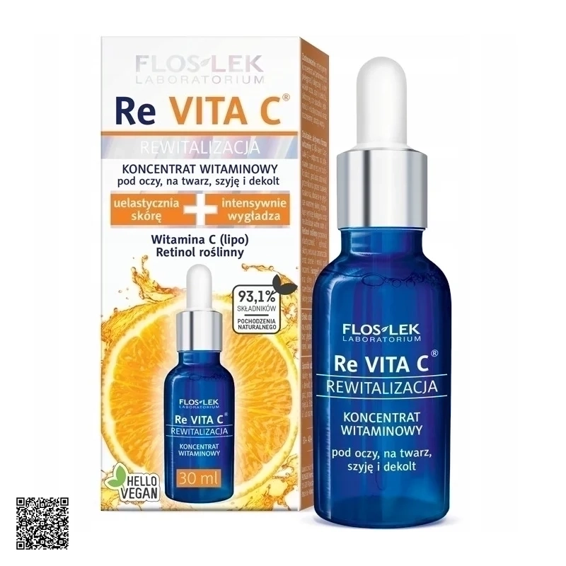 Floslek Re Vita C Revitalization Vitamin Concentrate - Huyết Thanh Vitamin Dưỡng Sáng Da