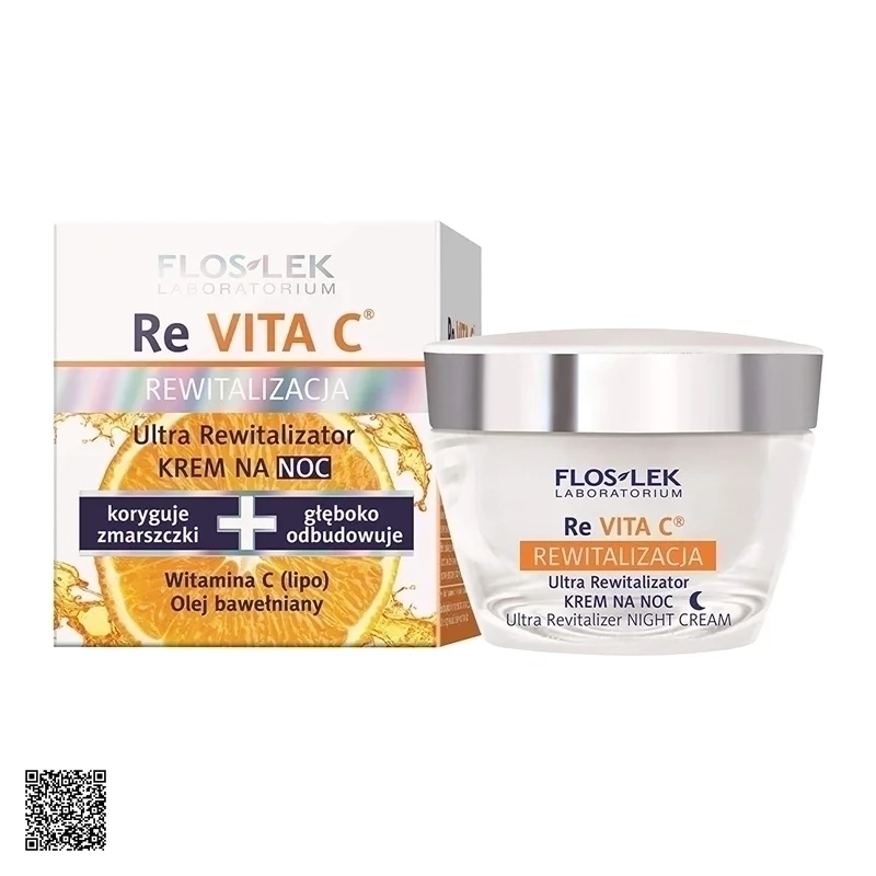 Floslek Re Vita C Revitalization Ultra Moisturizer Night Cream - Kem Dưỡng Sáng Da Ban Đêm