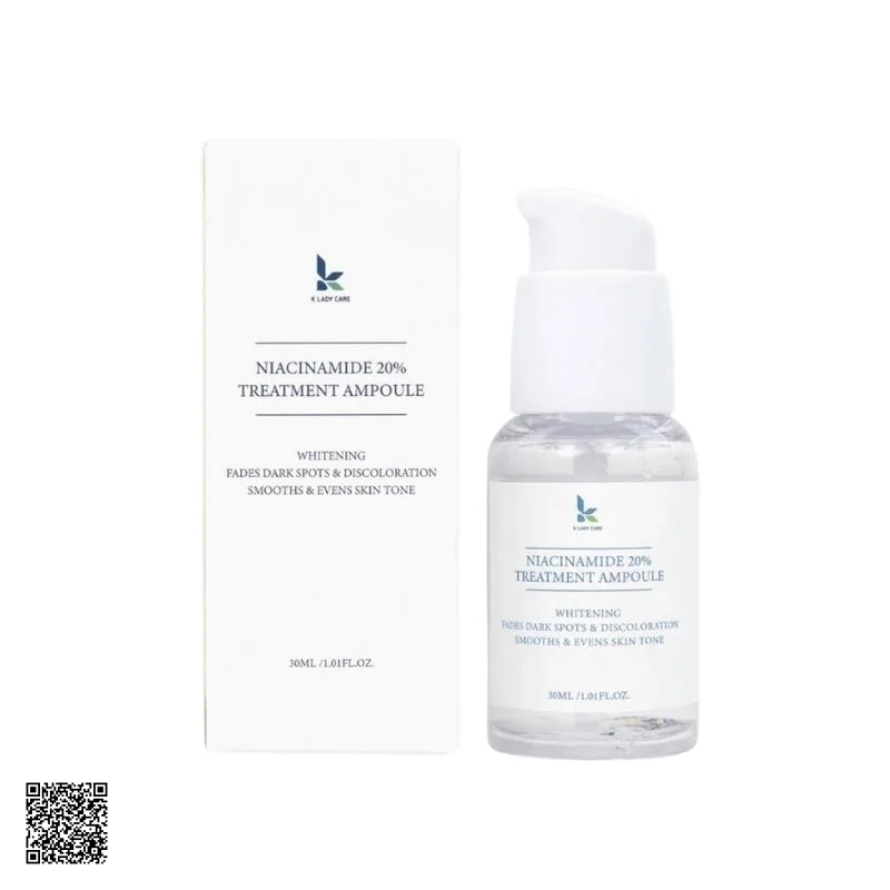 K Lady Care Niacinamide 20% Treatment Ampoule - Tinh Chất B3 Dưỡng Trắng Da
