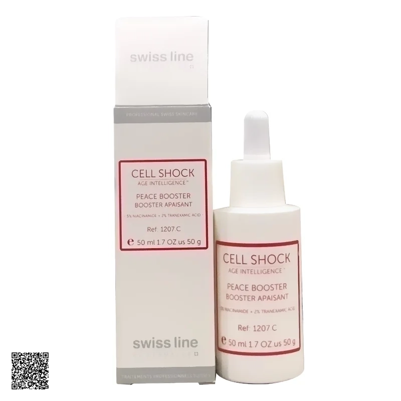 Swissline Cell Shock Age Intelligence Peace Booster - Tinh Chất Giảm Kích Ứng Làm Dịu Da (50ml)