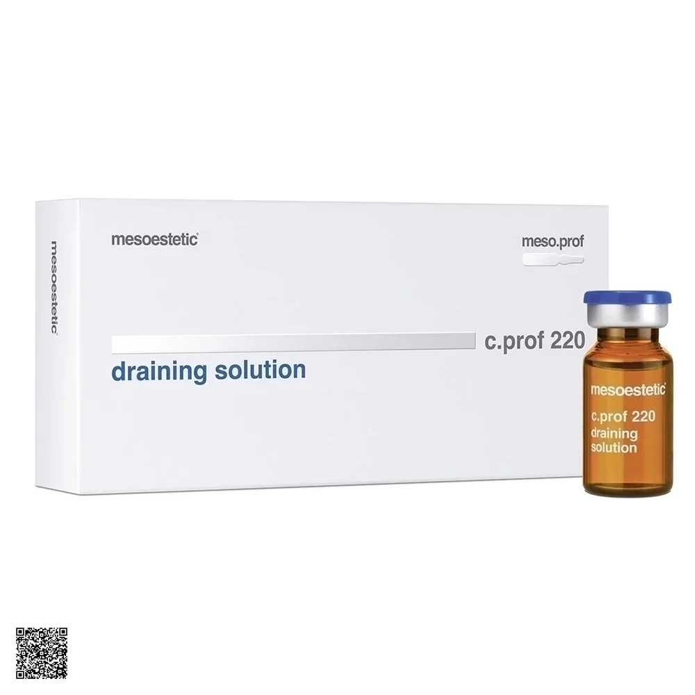 Mesoestetic C.Prof 220 Draining Solution - Dung Dịch Lưu Thông Máu Huyết, Săn Chắc Da