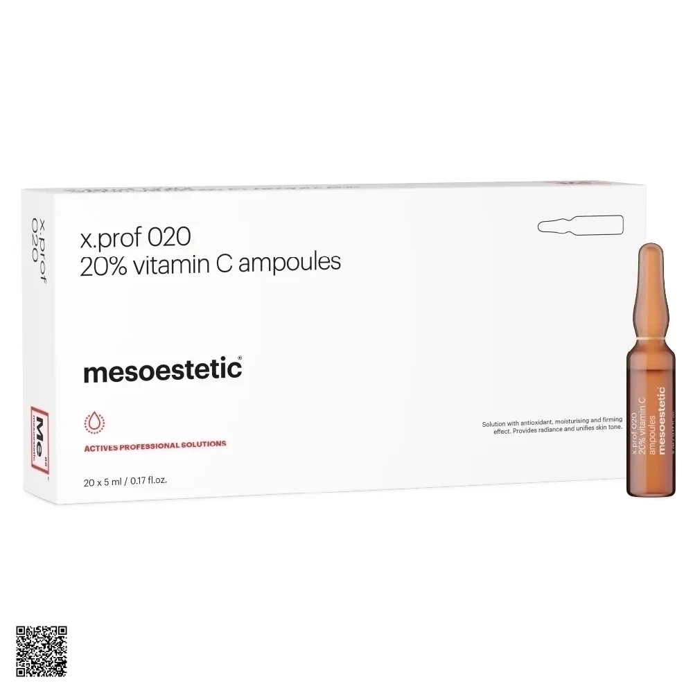 Mesoestetic X.Prof 020 20% Vitamin C Ampoules - Tinh Chất Dưỡng Trắng Da