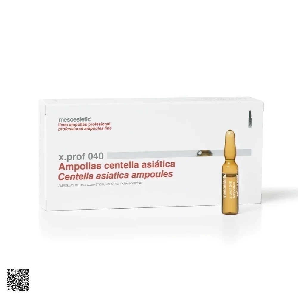 Mesoestetic X.Prof 040 Centella Asiatica Ampoules - Tinh Chất Phục Hồi Da Từ Rau Má