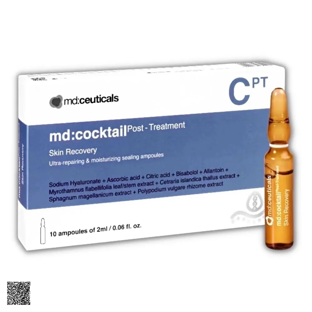 MD:Ceuticals MD Cocktail Post Treatment Skin Recovery - Serum Làm Dịu, Phục Hồi Da Sau Thủ Thuật Thẩm Mỹ