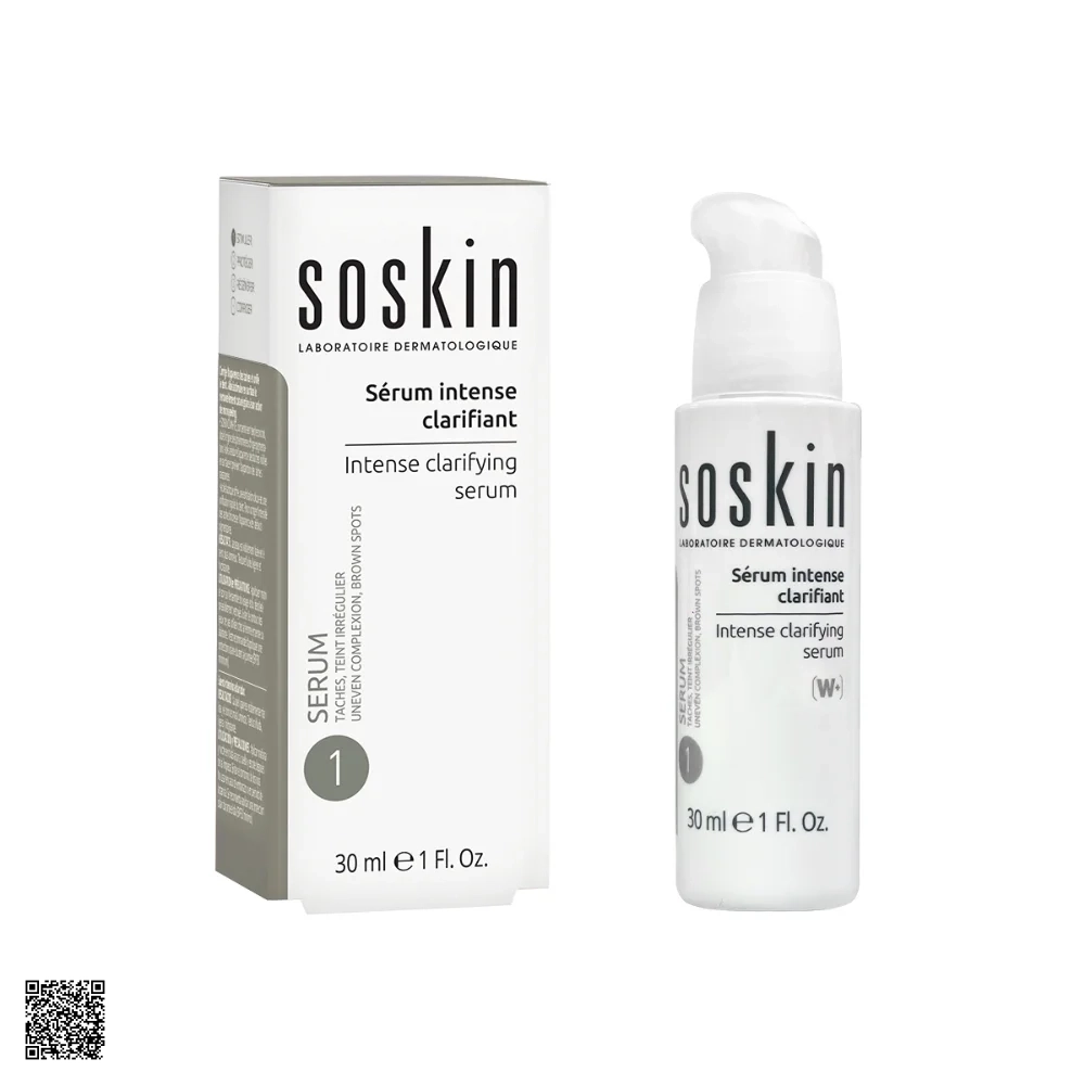 Soskin Intense Clarifying Serum - Serum Dưỡng Trắng Da Tăng Cường