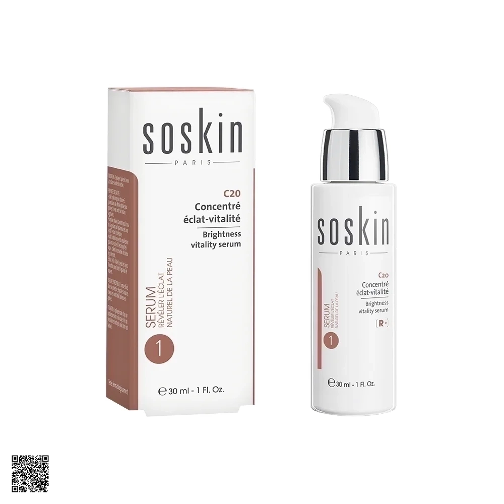 Serum Tái Tạo và Làm Sáng Da Soskin Brightness Vitality Serum