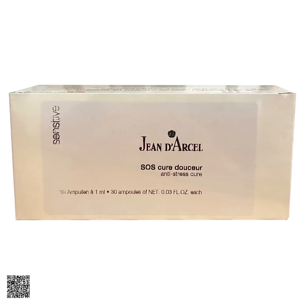 Jean D'Arcel Sensitive Anti-Stress Cure - Huyết Thanh Giảm Đỏ Da Giãn Tĩnh Mạch (30 ống x 1ml)