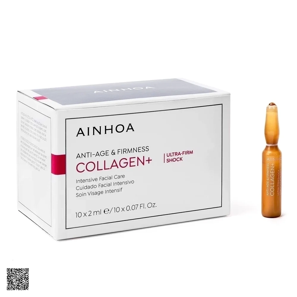 AINHOA Collagen+ Ultra-Firm Shock - Intensive Facial Care - Serum Collagen Thuần Chay
