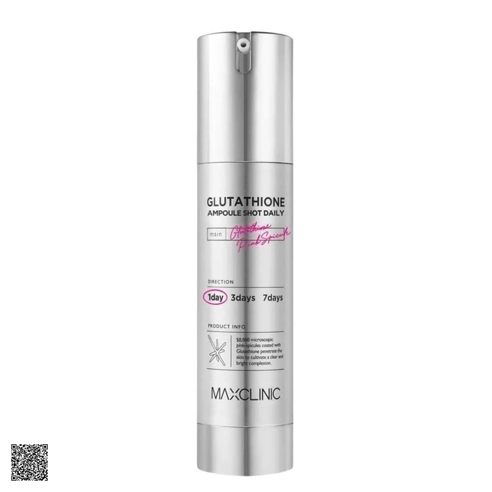 Maxclinic Glutathione Ampoule Shot Daily 1Day - Tinh Chất Vi Kim Dưỡng Trắng Cải Thiện Nếp Nhăn