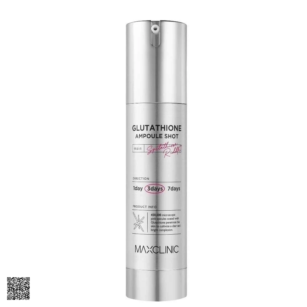 Maxclinic Glutathione Ampoule Shot 3Day - Tinh Chất Vi Kim Dưỡng Trắng Cải Thiện Nếp Nhăn