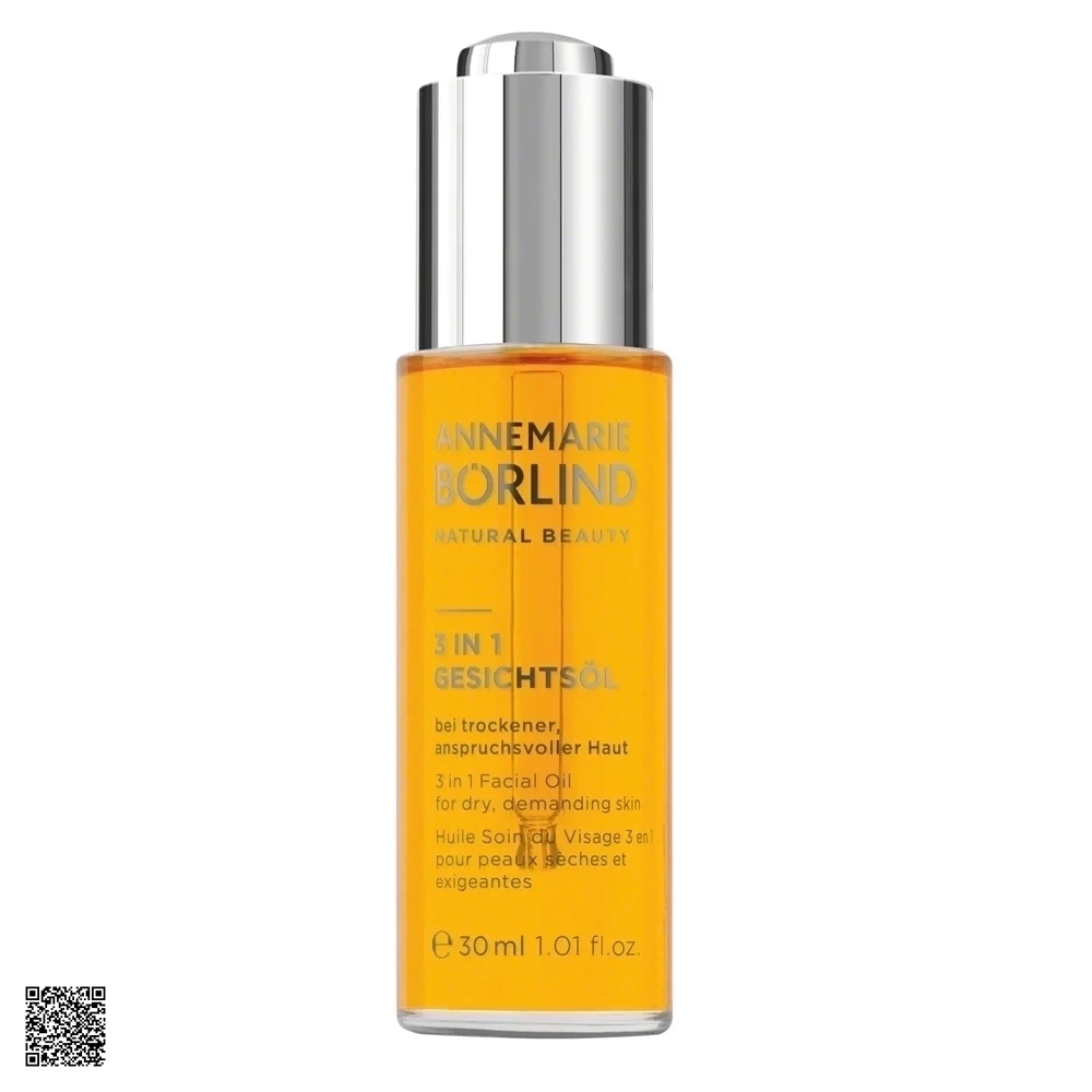 Annemarie Borlind 3 In 1 Facial Oil - Dầu Dưỡng 3 Trong 1 Bảo Vệ Da Toàn Diện