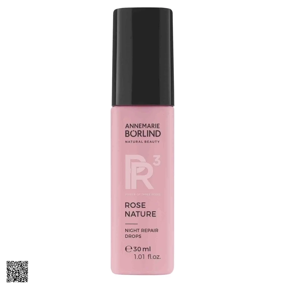 Annemarie Borlind Rose Nature Night Repair Drops - Tinh Chất Phục Hồi, Sửa Chữa Da Ban Đêm
