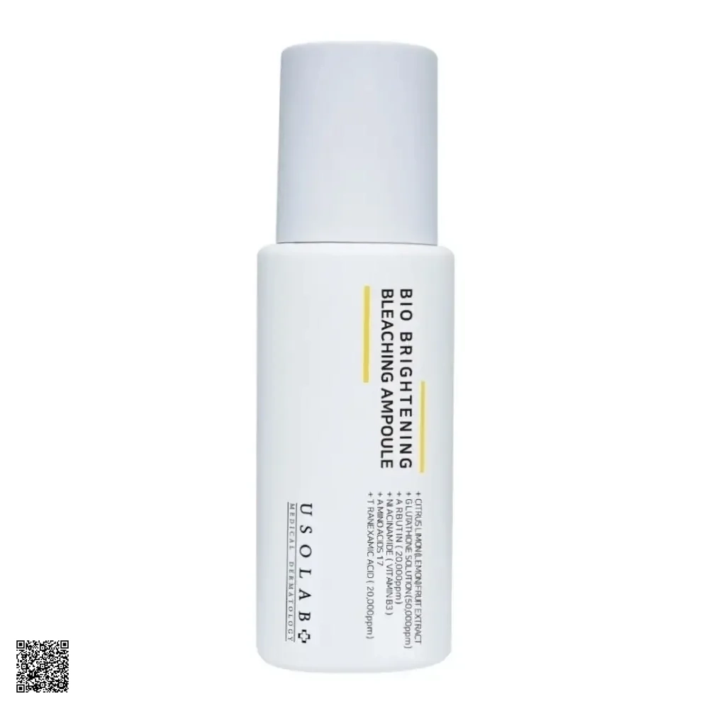 Usolab Bio Brightening Bleaching Ampoule - Tinh Chất Dưỡng Trắng Mờ Thâm Nám (50ml)