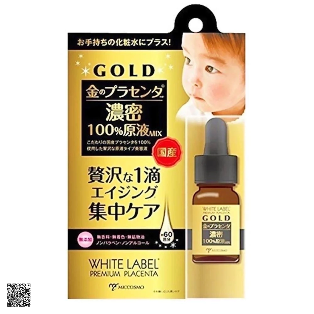 Miccosmo White Label Premium Placenta Gold Essence - Serum Vàng Nhau Thai Da Trắng Sáng