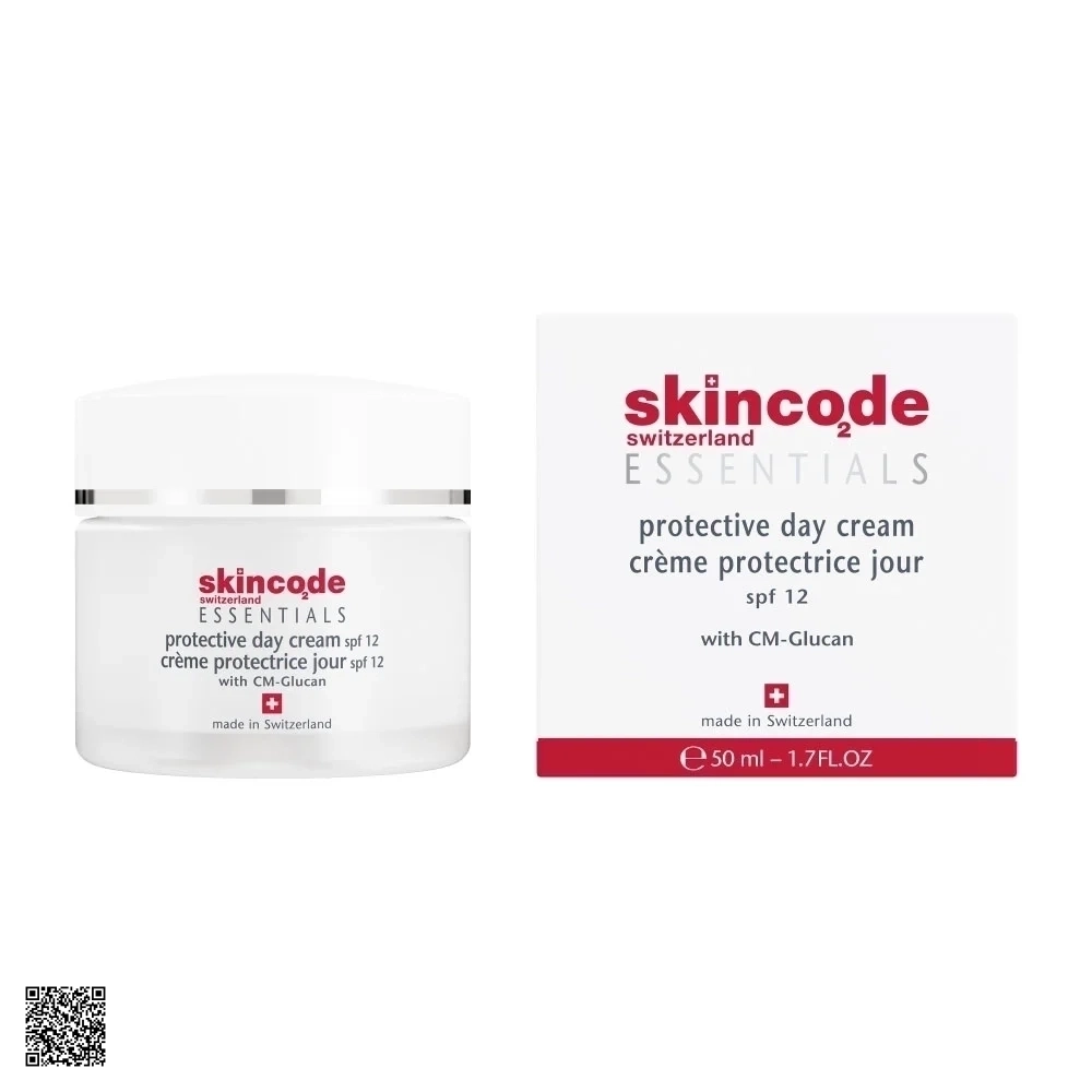 Skincode Essentials Protective Day Cream SPF12 - Kem Dưỡng Chống Nắng Ban Ngày