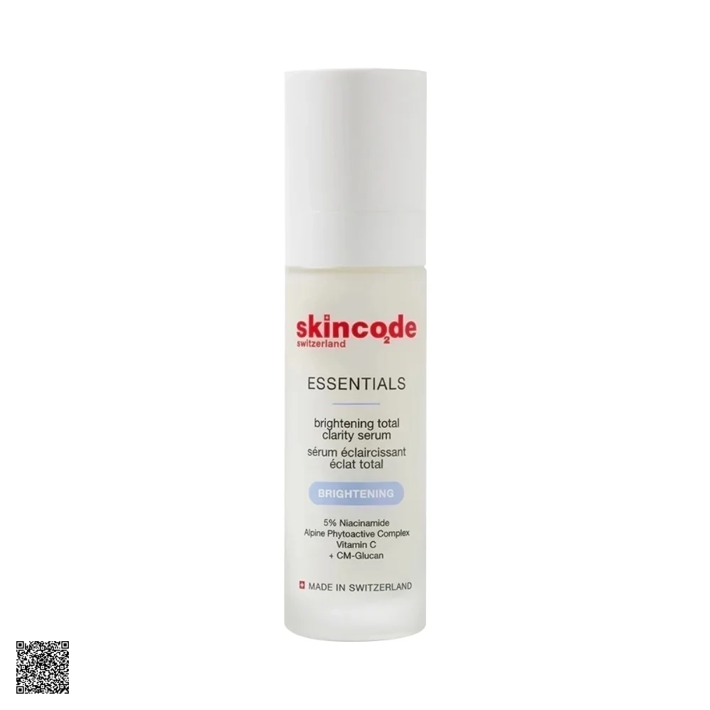Skincode Essentials Alpine White Brightening Total Clarity Serum - Huyết Thanh Dưỡng Trắng Giảm Nám