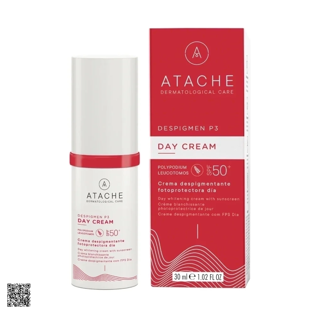 Atache Despigmen P3 Day Cream SPF50+ - Kem Dưỡng Trắng, Chống Nắng Ban Ngày