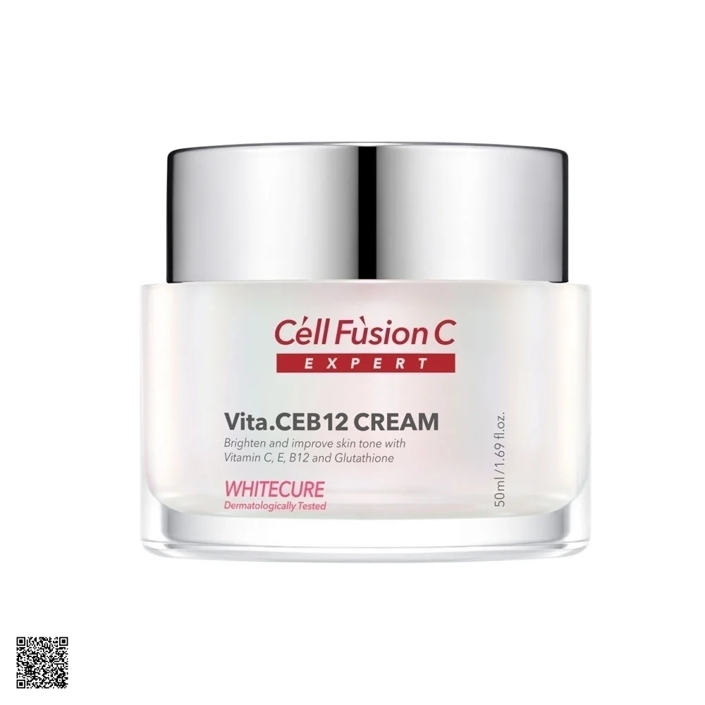 Cell Fusion C Expert Whitecure Vita.CEB12 Cream - Kem Dưỡng Trắng & Đều Màu Da