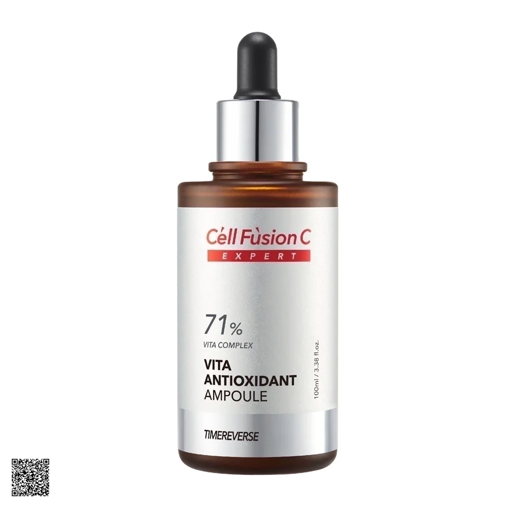 Cell Fusion C Expert Time Reverse Vita Antioxidant Ampoule - Ampoule Dưỡng Trắng, Ngừa Lão Hóa