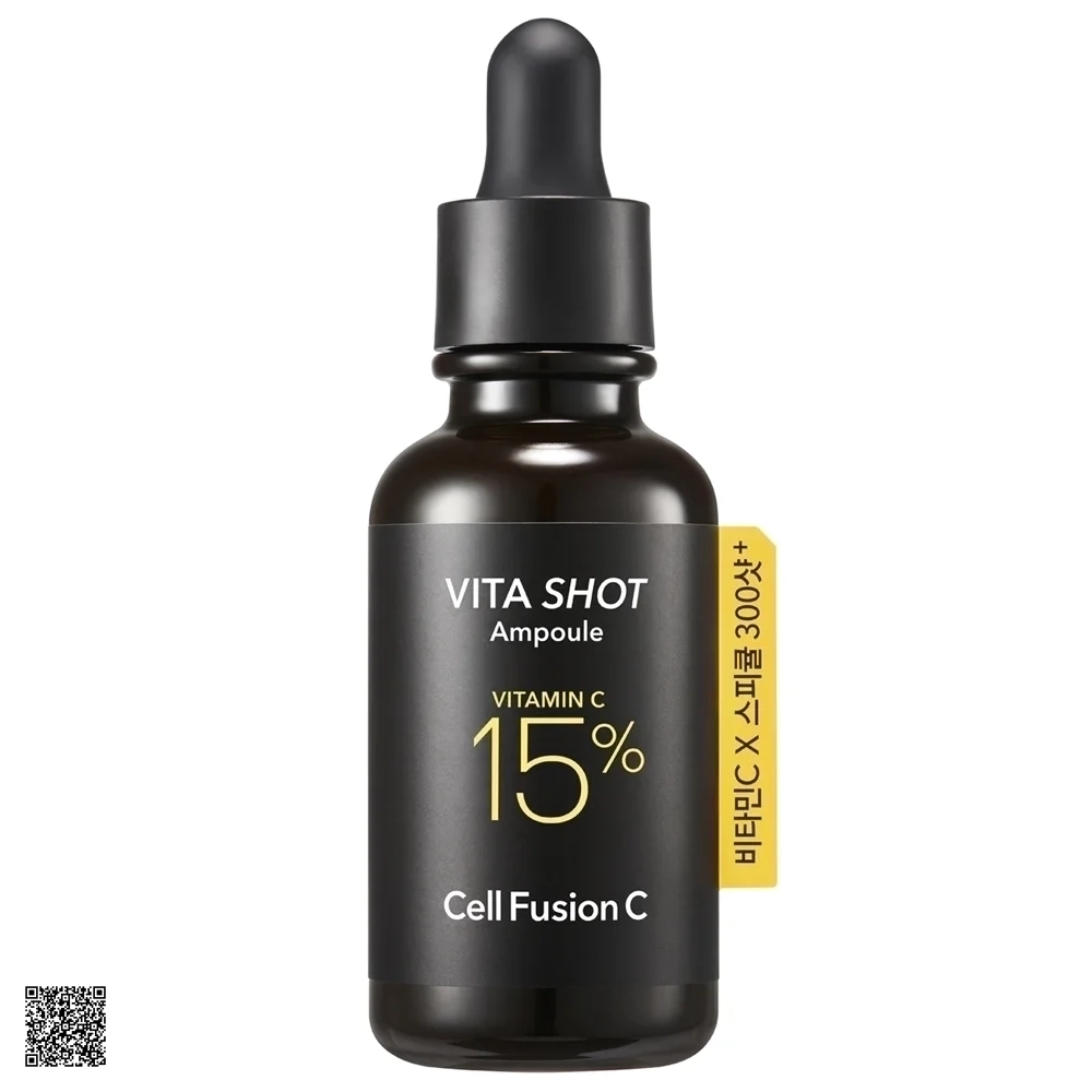 Cell Fusion C Toning C Vita Shot Ampoule - Tinh Chất Vi Kim Dưỡng Trắng Mờ Thâm Sạm Nám