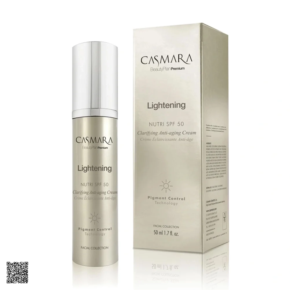 Casmara Lightening Nutri Clarifying Anti-Aging Cream SPF50 - Kem Dưỡng Trắng, Mờ Nám Ban Ngày