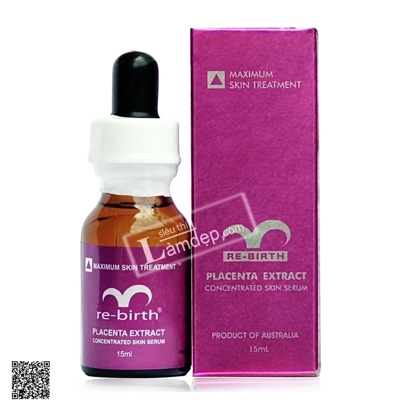 Serum Trị Nám Nhau Thai Cừu Đậm Đặc 45% Rebirth Placenta Extract Concentrated Skin Serum