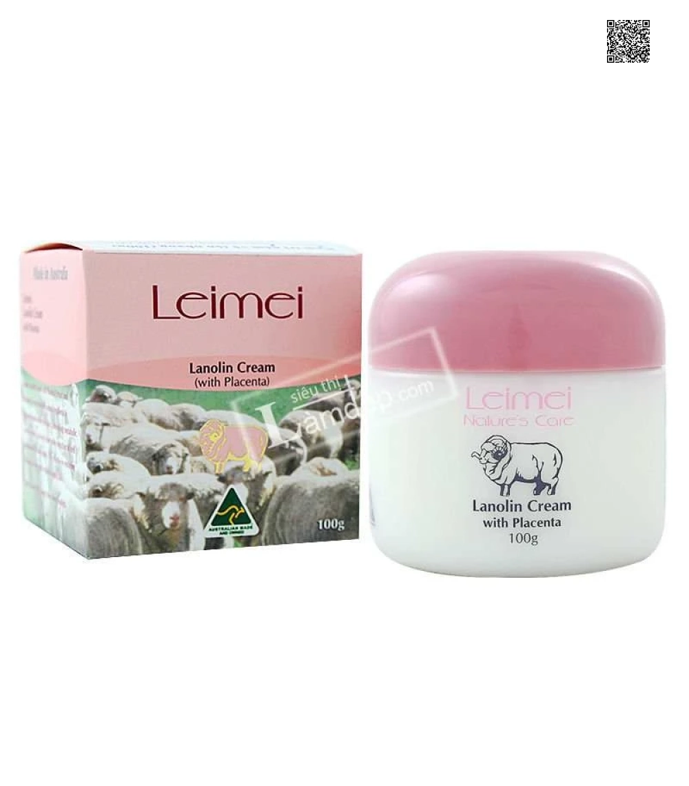 Kem Trị Nám Da Và Tàn Nhang Lanolin Cream With Placenta Leimei Nature Care