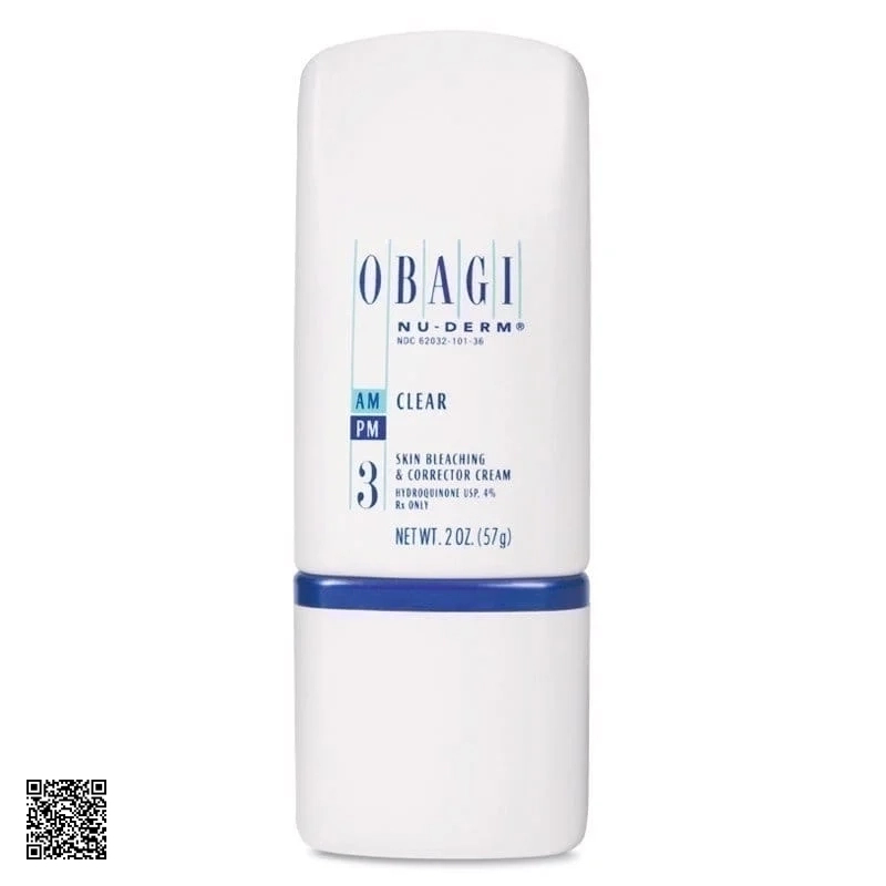 Obagi Nu-Derm Clear 3 - Kem Giảm Nám Tàn Nhang Đồi Mồi