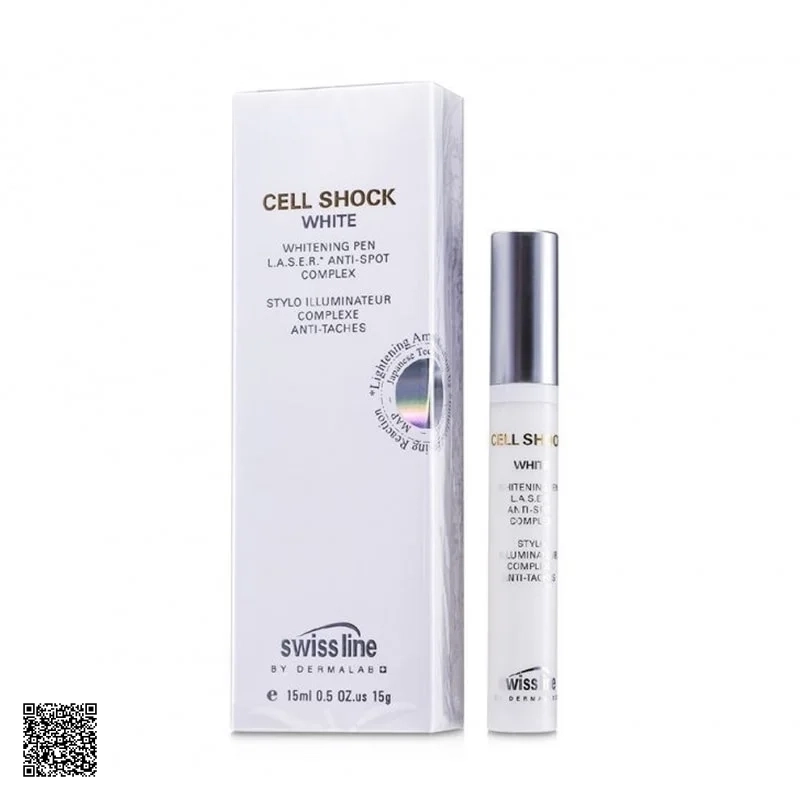 Bút Laser Xóa Nám Đốm Nâu Swissline Cell Shock White Whitening Pen L.A.S.E.R Anti-Spot Complex