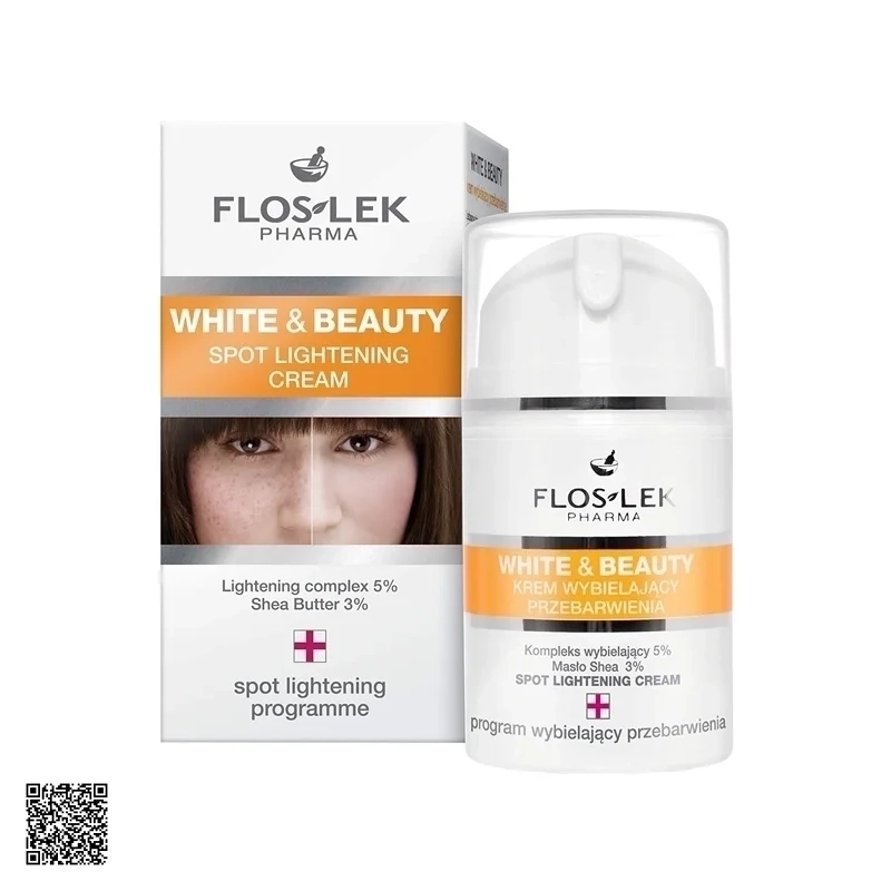 Floslek White & Beauty Spot Lightening Cream - Kem Giảm Nám Dưỡng Trắng Da