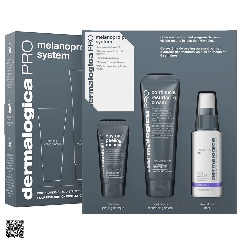 Bộ Sản Phẩm Peel Da Trị Nám Dermalogica Pro Melanopro Peel System
