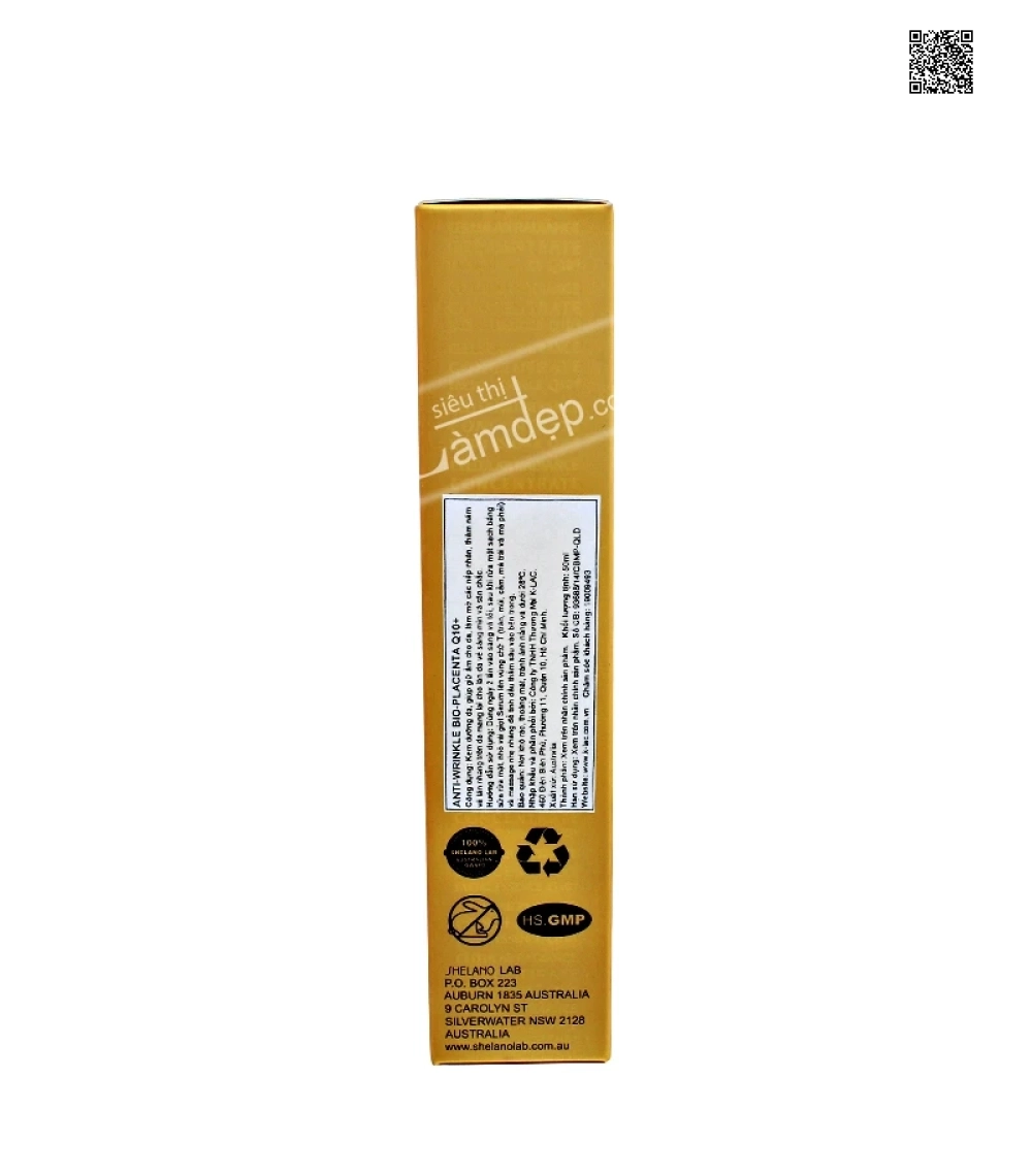 SHELANO Anti-wrinkle Bio-Placenta Q10+ 50ml SHELANO Anti-wrinkle Bio-Placenta Q10+ 50ml