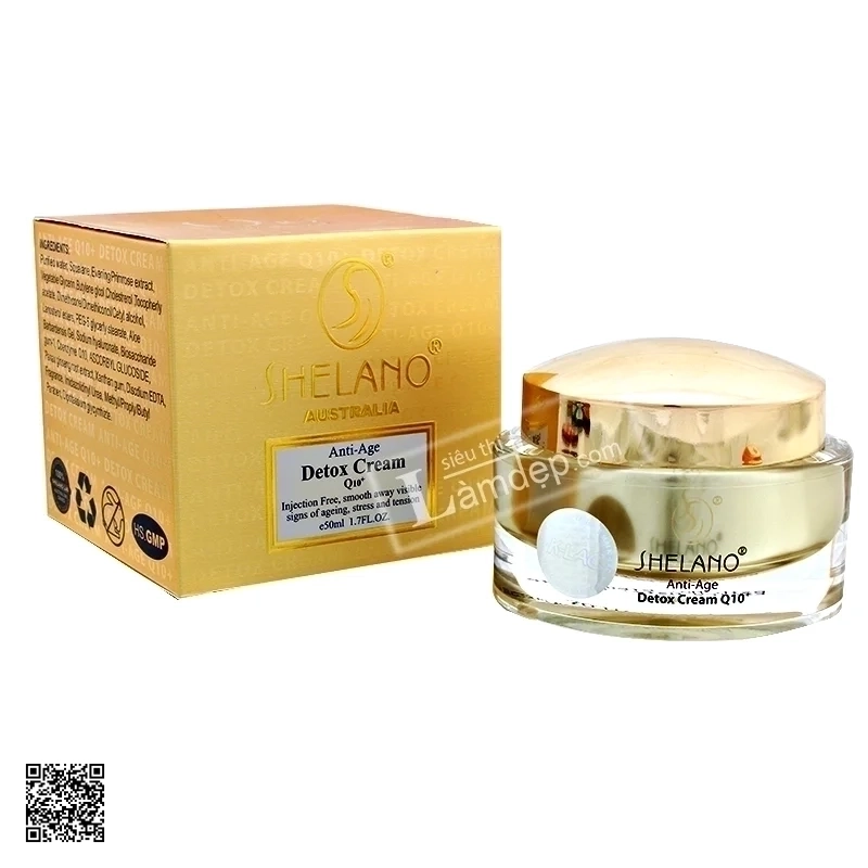 Kem Trẻ Hóa Da Shelano Anti Age Detox Cream Q10+