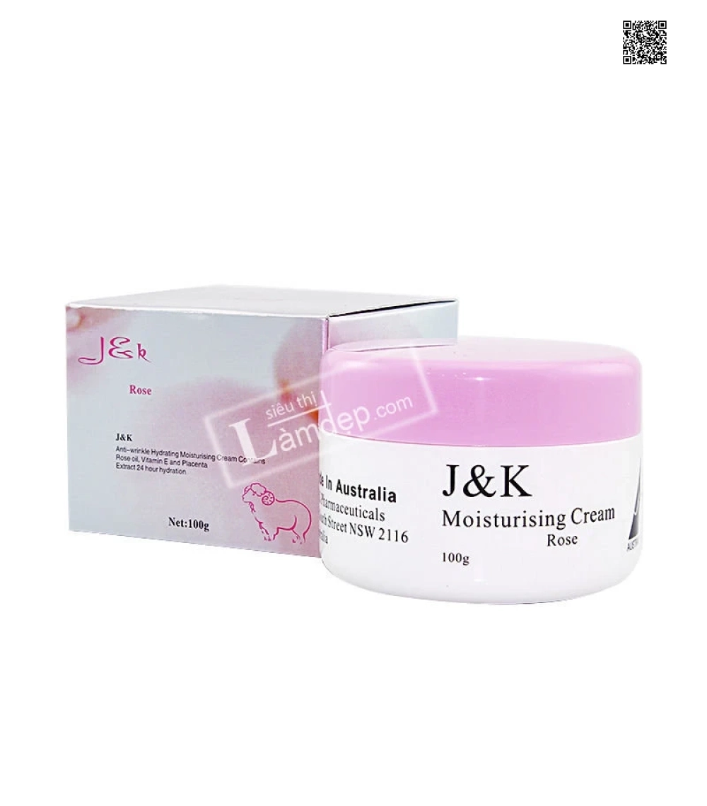 Kem Dưỡng Da Chống Nhăn J&K Moisturising Rose Kem Dưỡng Da Chống Nhăn J&K Moisturising Rose