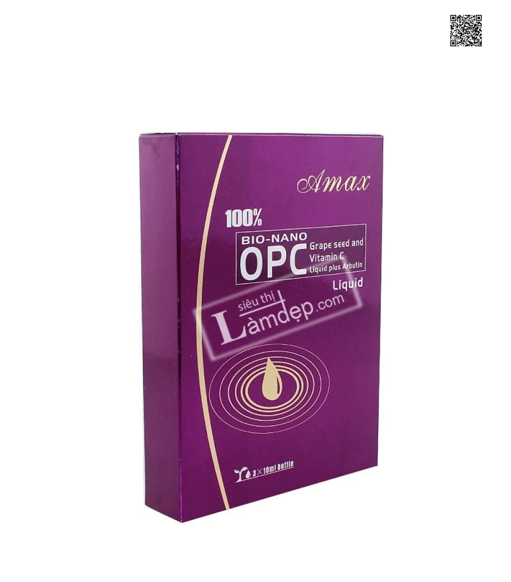 Tinh Chất Hạt Nho Và Vitamin C 100% Amax Bio - Nano OPC