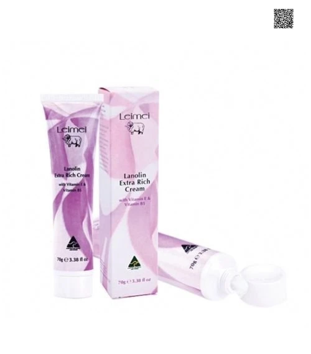 Kem Mỡ Cừu Chống Khô Da Leimei Lanolin Extra Rich Cream
