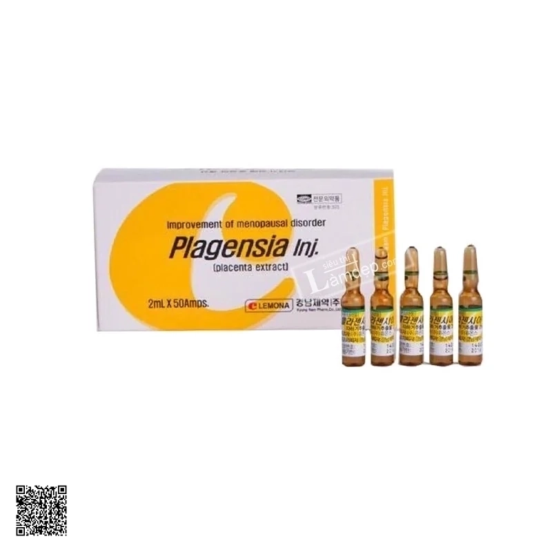 Serum Dưỡng Da Chống Lão Hóa Chiết Xuất Nhau Thai Tươi Lemona Plagensia Inj
