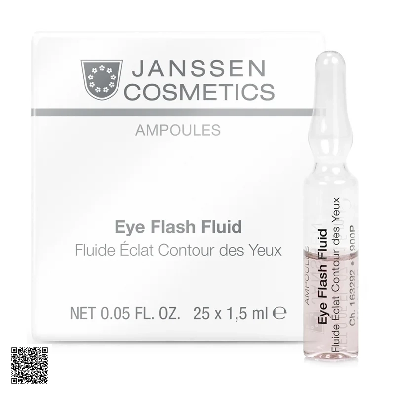 Tinh Chất Dưỡng Ẩm, Chống Lão Hóa Da Vùng Mắt Janssen Ampoules Eye Flash Fluid (25 ống x 1.5ml)