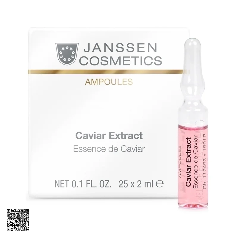 Tinh Chất Tái Tạo Và Phục Hồi Da Janssen Ampoules Caviar Extract (25 ống x 2ml)