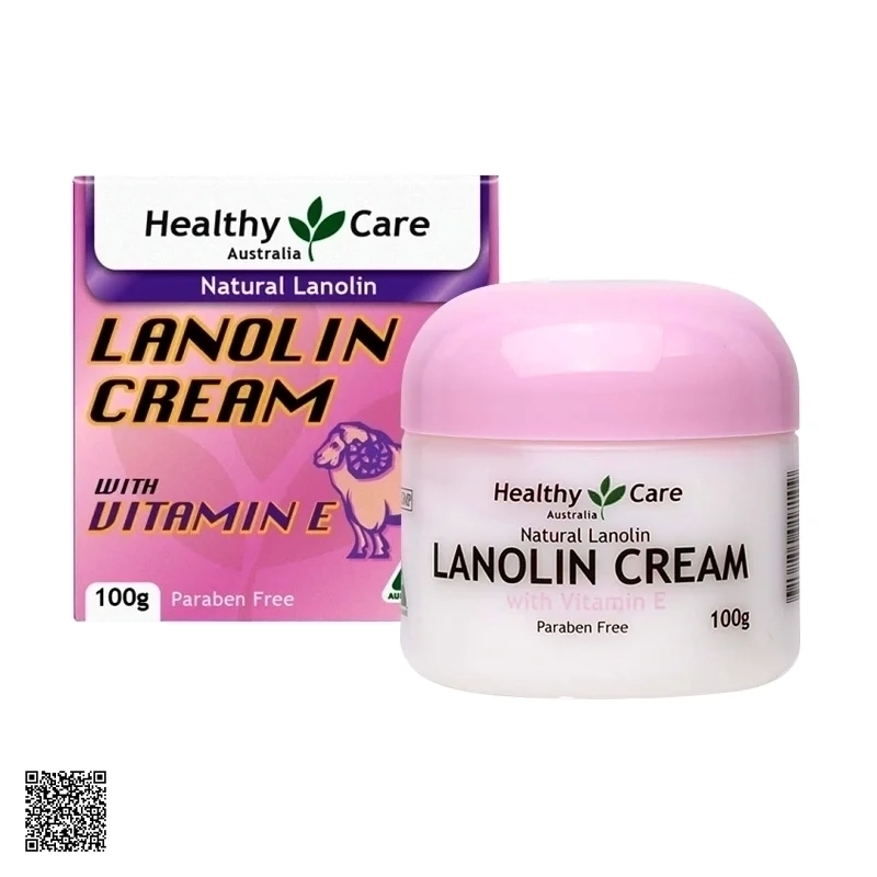 Healthy Care Lanolin Cream With Vitamin E - Kem Dưỡng Da Chống Lão Hóa Nhau Thai Cừu