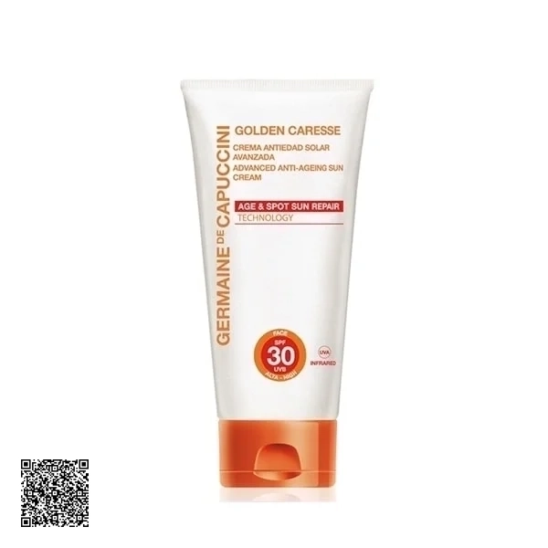 Kem Chống Nắng, Chống Lão Hóa Golden Caresse Advanced Anti-Ageing Sun Cream SPF30 Germaine De Capuccini