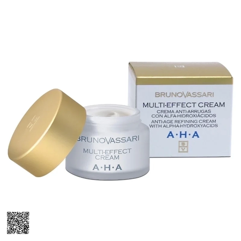 Bruno Vassari AHA Multi Effect Cream - Kem Chống Nhăn Lão Hóa Với AHA