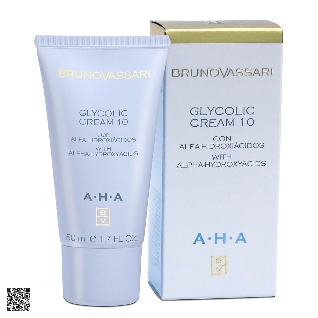 Kem Trẻ Hóa Và Sáng Da Bruno Vassari AHA Glycolic Cream 10