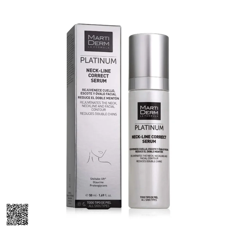 MartiDerm Platinum Neck Line Correct Serum - Tinh Chất Làm Săn Chắc Trẻ Hoá Da Vùng Cổ