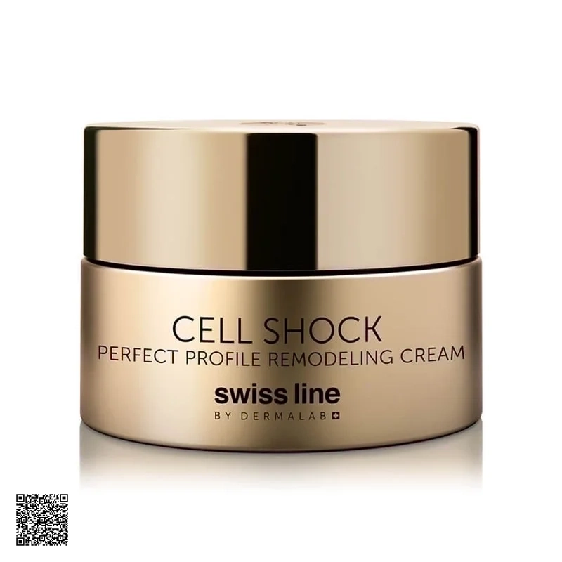 Swissline Cell Shock Perfect Profile Remodeling Cream - Kem Phục Hồi Lão Hóa Da Vùng Cổ, Cằm