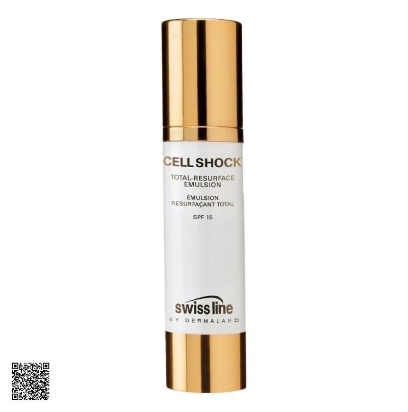 Nhũ Tương Chống Lão Hóa Swissline Cell Shock Total-Resurface Emulsion SPF15