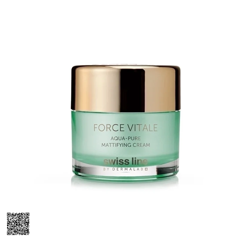 Kem Kiềm Dầu, Phục Hồi Da Tổn Thương Swissline Force Vitale Aqua-Pure Mattifying Cream