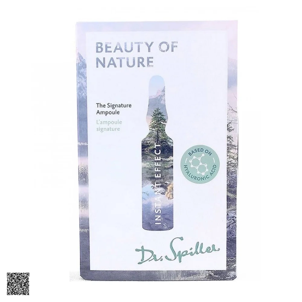 Dr.Spiller Beauty Of Nature Instant Effect Signature Ampoule - Tinh Chất Phục Hồi Da (7 Ống x 2ml)