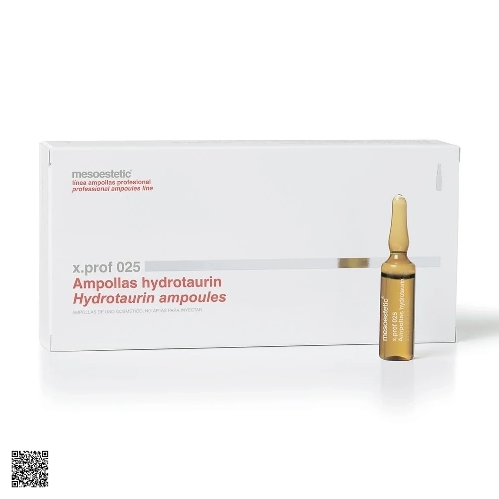 Mesoestetic X.Prof 025 Hyrotaurin Ampoules - Tinh Chất Chống Oxy Hóa
